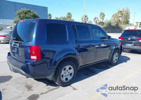 2013 Honda Pilot Lx z USA, uszkodzony, nr VIN 5FNYF3H29DB042814